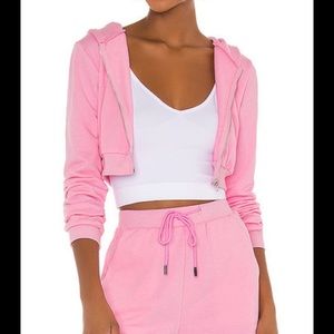 Superdown Dana Cropped Hoodie